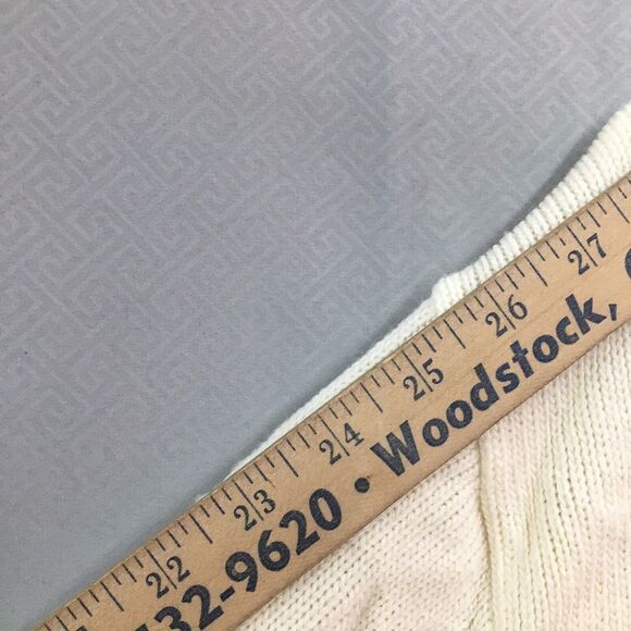 Fionini International Plus Long Sleeve Cream Knit Cardigan Size 22/24 Womens - Picture 6 of 12